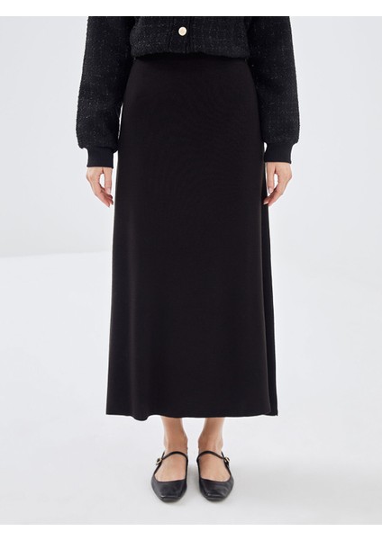 Yeni Sezon Beli Lastikli Dar Fit Kadın Triko Etek fiyatları