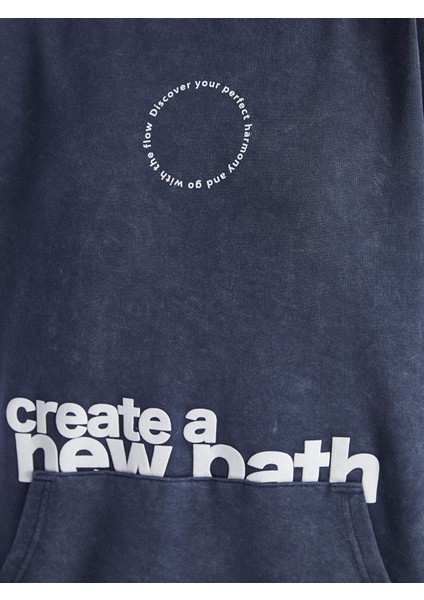 Yeni Sezon Baskılı Uzun Kollu Oversize Kadın Hoodie fırsatları