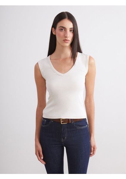 Yeni Sezon V Yaka Kadın Atlet 2'li modelleri