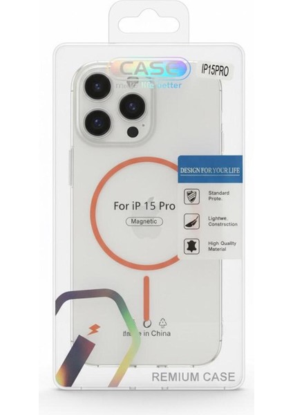 iphone 15 Pro Turuncu Magsafe Kılıf modelleri