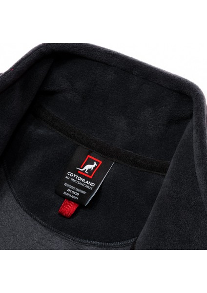 Erkek Brooks Rahat Kesim Fermuarlı Kalın Polar Ceket modelleri