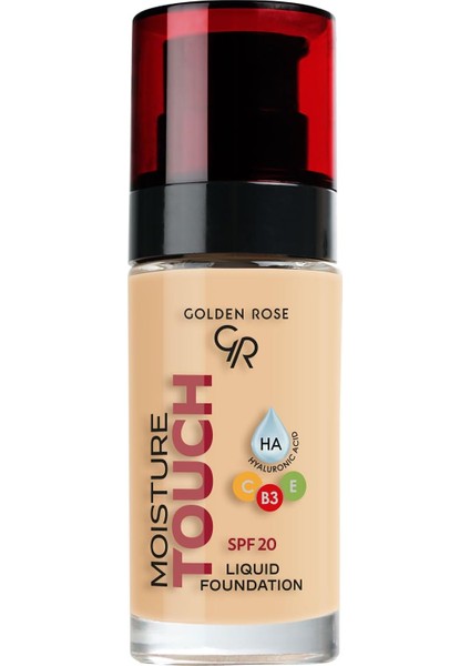 Golden Rose Moisture Touch Liquid Foundation SPF20 No: 109 Nemlendirici Etkili Fondöten