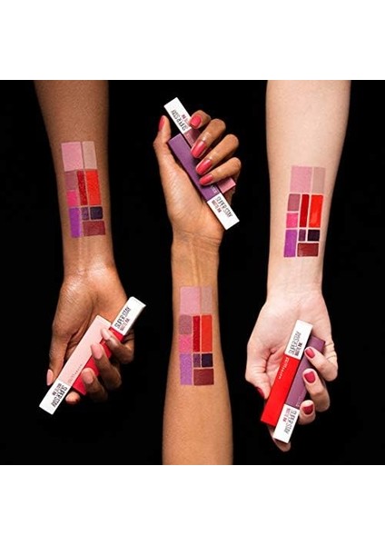 Maybelline New York Super Stay Matte Ink Likit Mat Ruj - 15 Lover (Pembe)