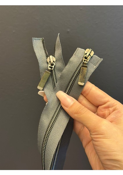 56X3 cm Koyu Gri Fermuar fiyatları