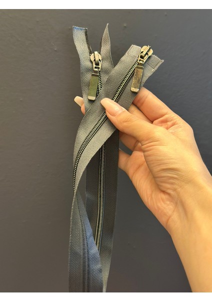 56X3 cm Koyu Gri Fermuar fırsatları