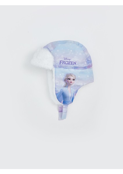 Yeni Sezon Frozen Baskılı Kız Çocuk Kar Şapkası