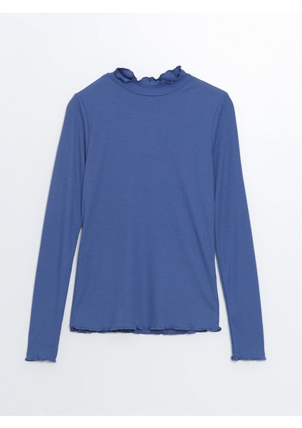 Yeni Sezon Dik Yaka Dokulu Kadın Body indirimleri