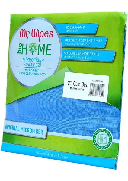 Farmasi Mr.wipes Ikili Cam Bezi (40 x 40 Cm) fiyatları
