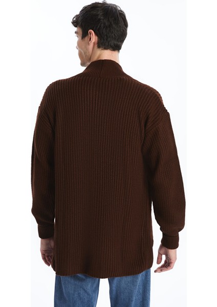 Yeni Sezon Standart Kalıp Şal Yaka Erkek Triko Hırka fırsatları