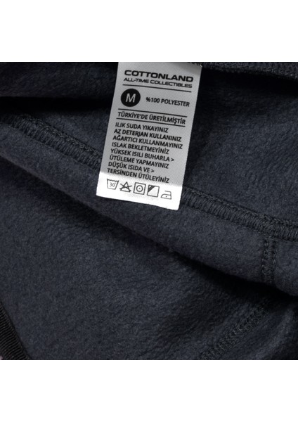 Erkek Brooks Rahat Kesim Fermuarlı Kalın Polar Ceket