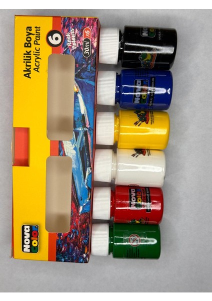 Colar Akrilik Boya 30 ml 6 Renk fiyatları