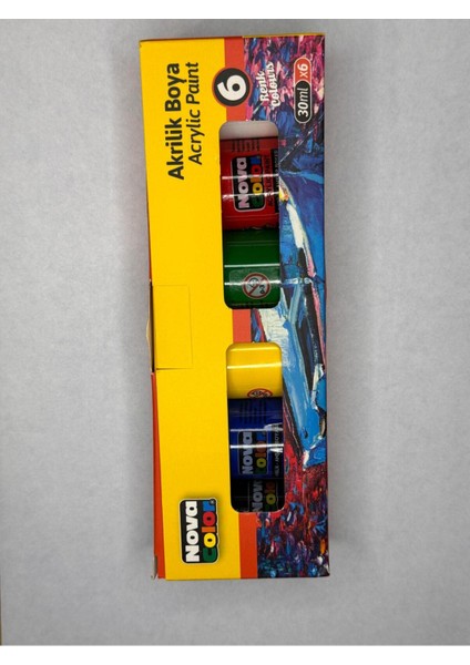 Colar Akrilik Boya 30 ml 6 Renk modelleri