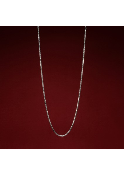 80 Mikron Naturel Yuvarlak Kral Gümüş Zincir fiyatları