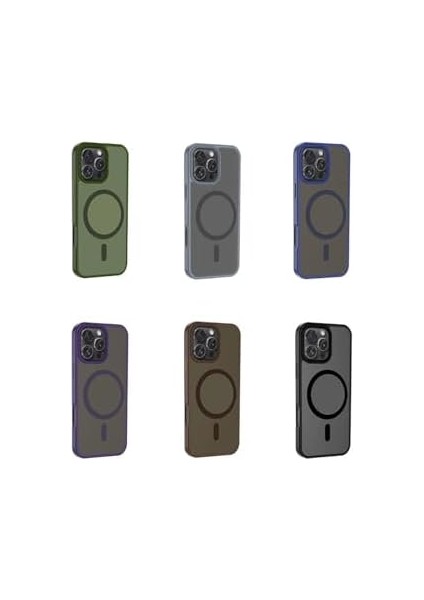 16 Pro Max ile Uyumlu Sio ile Uyumlu Şarj Özellikli Mat Kılıf – Siyah fiyatları