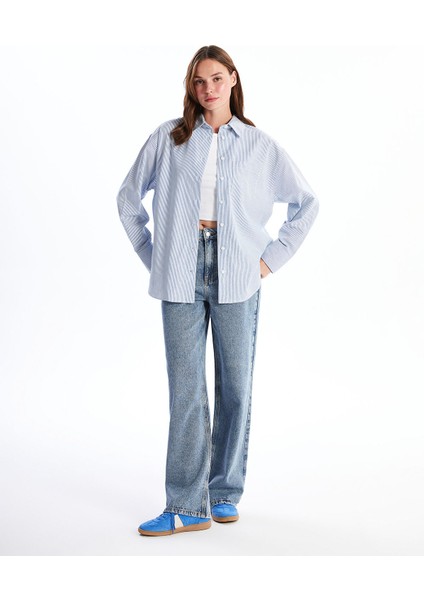 Yeni Sezon Çizgili Kadın Gömlek fiyatları