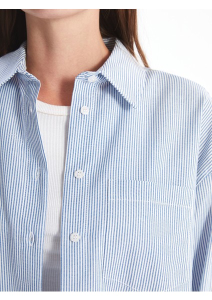 Yeni Sezon Çizgili Kadın Gömlek modelleri