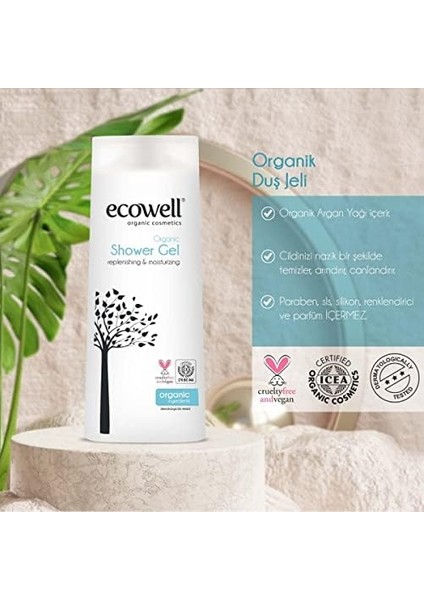Ecowell Organik Duş Jeli, 300 ml fiyatları