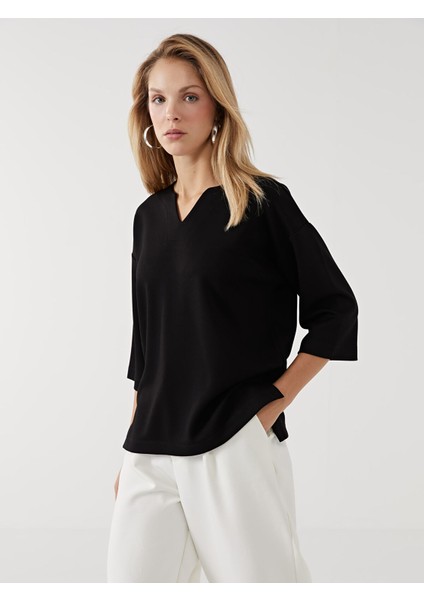 Yeni Sezon Kaçık Yaka Kadın Bluz