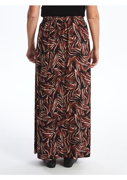 Yeni Sezon Beli Lastikli Desenli Kadın Etek fırsatları