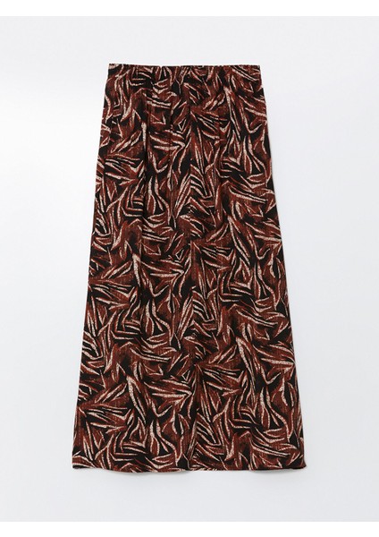 Yeni Sezon Beli Lastikli Desenli Kadın Etek indirimleri