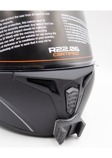 Axxis Draken S Kask Için (Kask Hariç ) Aksiyon Kamerası Kask Çene Bağlantı Aparatı Chin Mount