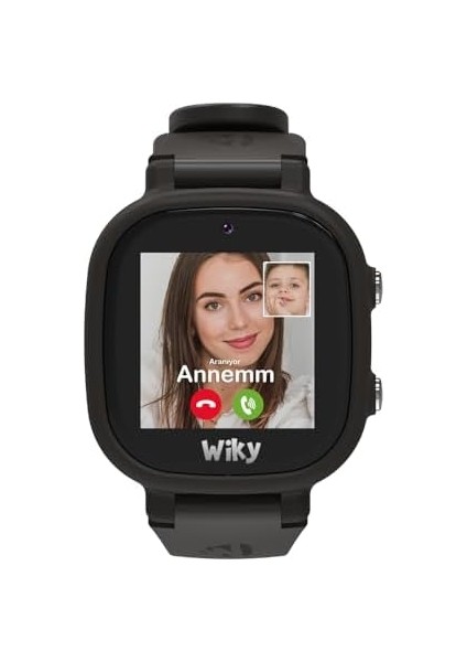 5e Esim&apos;li Akıllı Çocuk Saati Görüntülü ve Sesli Arama, S, Sos, Konum Takibi (Turkcell Esım) - Siyah (Siyah) modelleri
