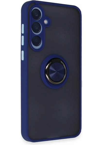 Samsung Galaxy A15 4g Kılıf Montreal Yüzüklü Silikon Kapak - Lacivert fiyatları