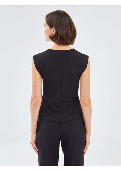 Yeni Sezon Kruvaze Yaka Kadın Tişört fırsatları