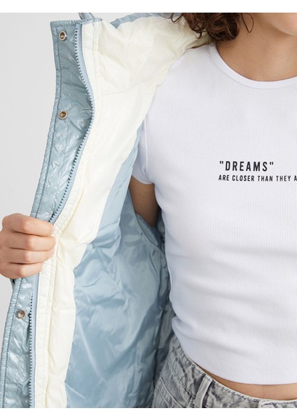 Yeni Sezon Kapüşonlu Kadın Şişme Mont fırsatları