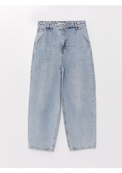 Yeni Sezon Balloon Fit Kadın Jean Pantolon indirimleri