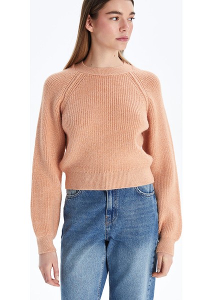 Yeni Sezon Bisiklet Yaka Kadın Triko Kazak