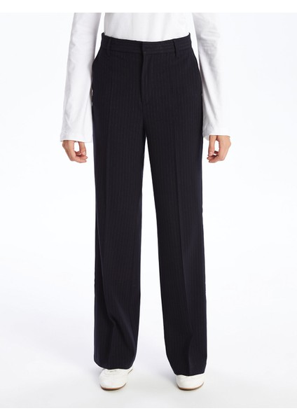 Yeni Sezon Standart Fit Çizgili Kadın Pantolon fiyatları