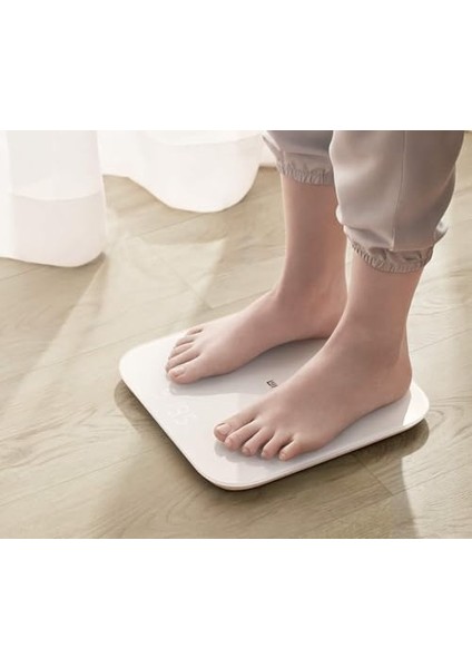 Xiaomi Akıllı Ağırlık Ölçeği, Tartı Ölçeği 2 Bluetooth 5.0 Hassas Fitness XMTZC04HM, Beyaz modelleri