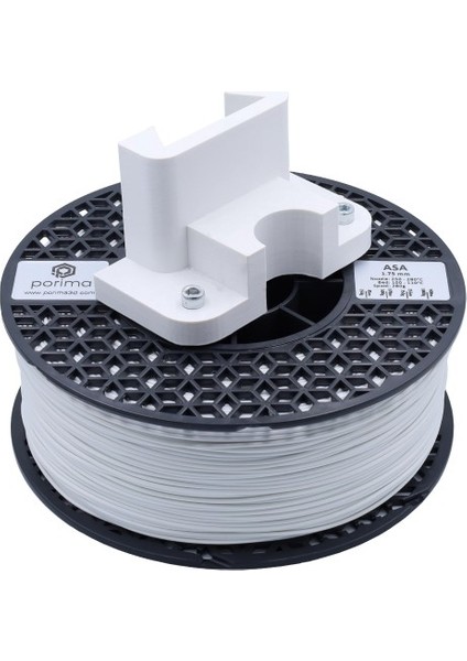 3D 1.75MM Asa Filament -Beyaz RAL9003