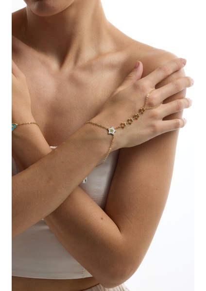 14 Ayar Altın Yıldız Şahmeran