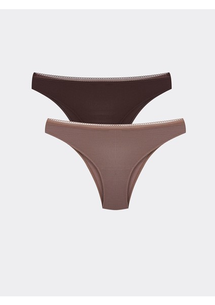Yeni Sezon Düz Brazilian Külot 2'li
