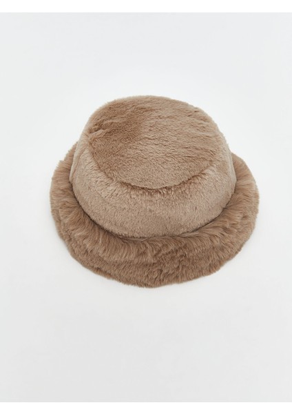 Yeni Sezon Kürklü Kadın Bucket Şapka fiyatları