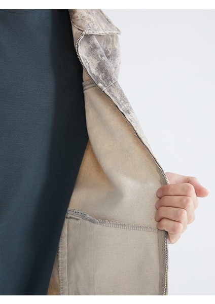 Yeni Sezon Rahat Kalıp Uzun Kollu Gabardin Erkek Gömlek Ceket fırsatları