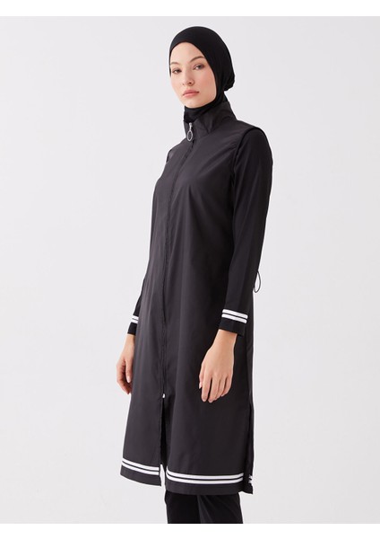 Yeni Sezon Dik Yaka Düz Uzun Kollu Kadın Tesettür Mayo Takımı fiyatları