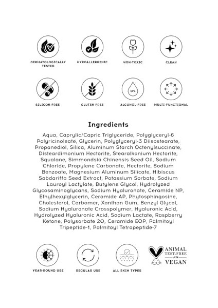 Cream Co. Allık Ruj Göz Farı Glow Tint Deep Red, Nemlendirici Makyaj, 501 Kırmızı, Hyaluronik Asit Peptit modelleri