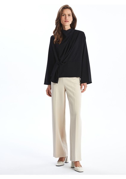 Yeni Sezon Dökümlü Yaka Kadın Bluz fiyatları