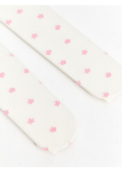 Yeni Sezon Çiçekli Kız Çocuk Külotlu Çorap 2'li modelleri