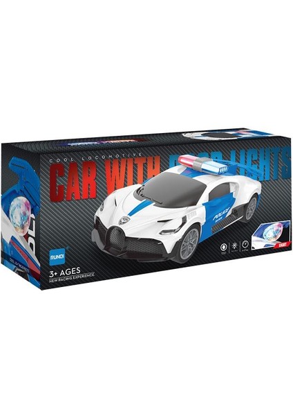 RS-9036C Kut.ışık.müzik Bugatti Polis Arabası -Zrv