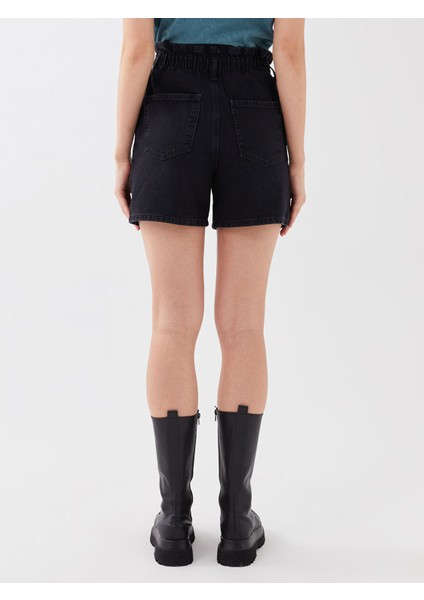 Yeni Sezon Yüksek Bel Rahat Kalıp Kadın Jean Şort indirimleri