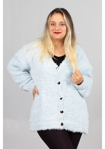 Konfor ve Şıklığı Bir Arada Sunan Büyük Beden Sakallı Triko Hırka modelleri