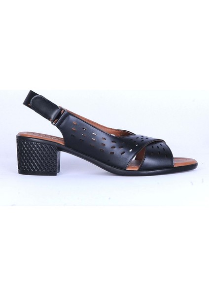 Moda Ayakkabı 548 Kadın 5cm Topuklu Sandalet Ayakkabı