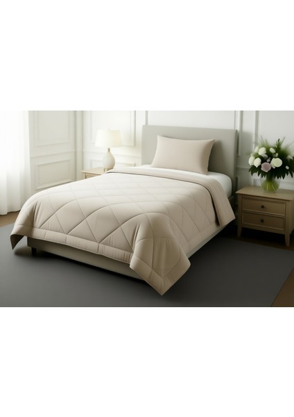 Wellsoft Tek Kişilik Yorgan Capuccino (155x215) fırsatları