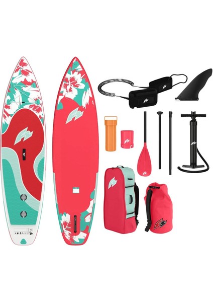 F2 Sup Çift Odacıklı Yüksek Damla Dikiş Malzemeli Full Set Pembe