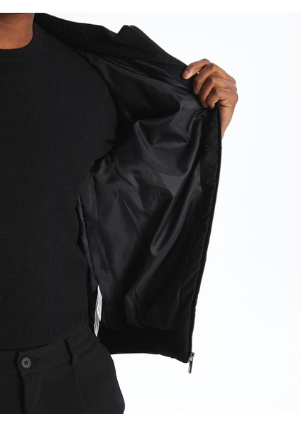 Yeni Sezon Standart Kalıp Dik Yaka Erkek Triko Hırka fırsatları