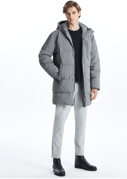 Yeni Sezon Standart Kalıp Kapüşonlu Erkek Şişme Mont fiyatları